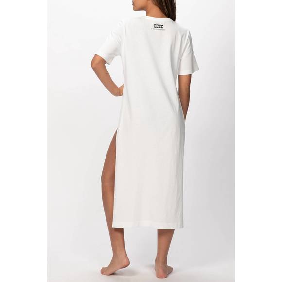 NEW EENK see knotted tie t-shirt in white - Picture 7 of 8